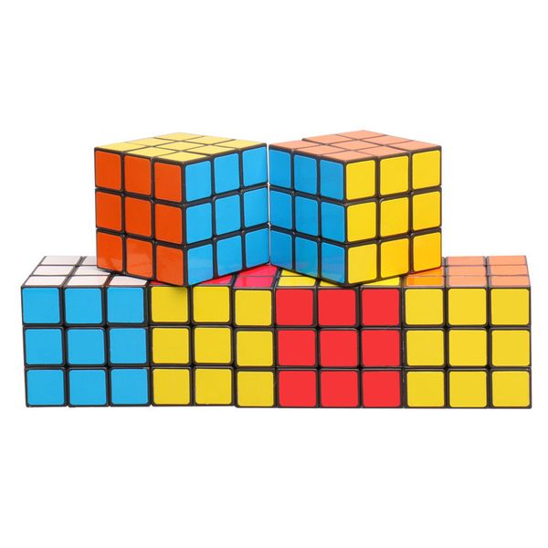 Cubo puzzle mosaico da 5,5 cm Cubo magico Mosaici Cubi Gioca a puzzle Giochi Fidget Toy Intelligenza per bambini Apprendimento giocattoli educativi