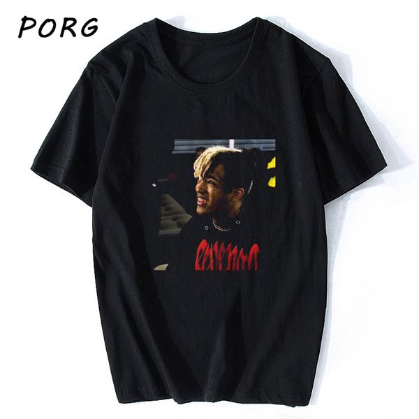 

rap xxxtentacion fashion tshirt gothic aesthetic hip hop t shirt men streetwear harajuku vintage oversize t-shirt poleras hombre