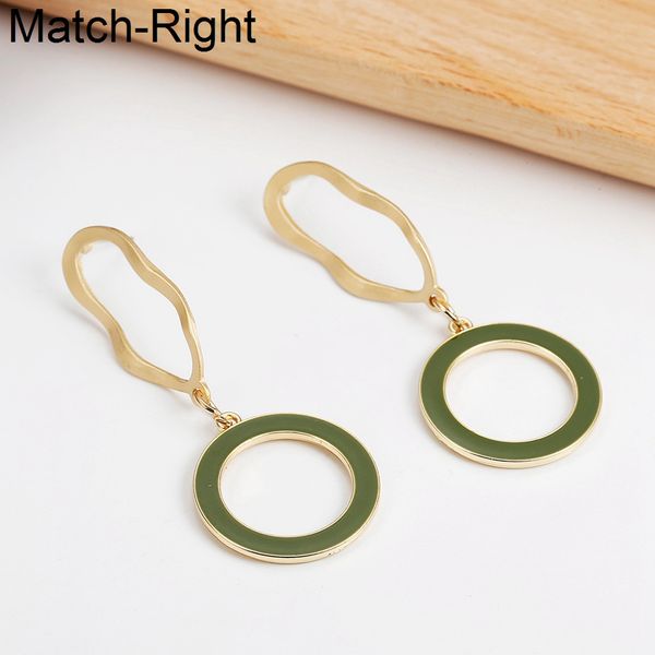 

dangle & chandelier match-right gold color trendy earrings for women/statement/long/dangle/korean/round/drop oorbellen brincos sp626, Silver