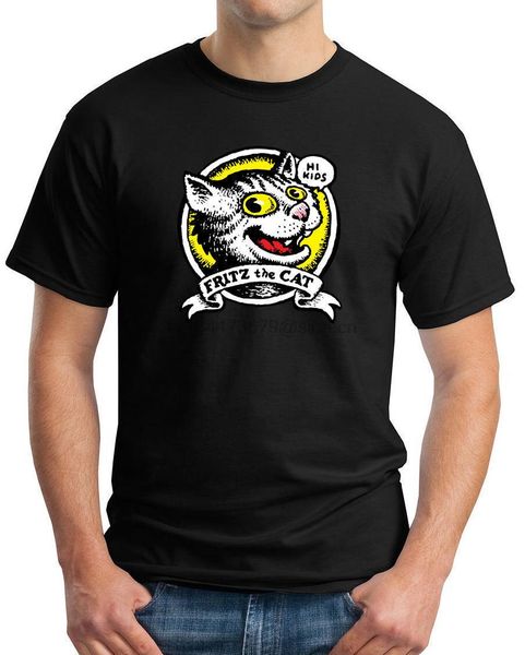 

fritz the cat hi kid men t shirt movie poster r. robert crumb cartoon t shirt men new fashion tshirt ing