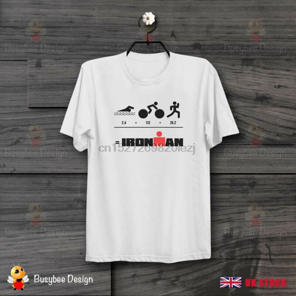 

ironman triathlon cycle run swim retro word championship t shirt b76