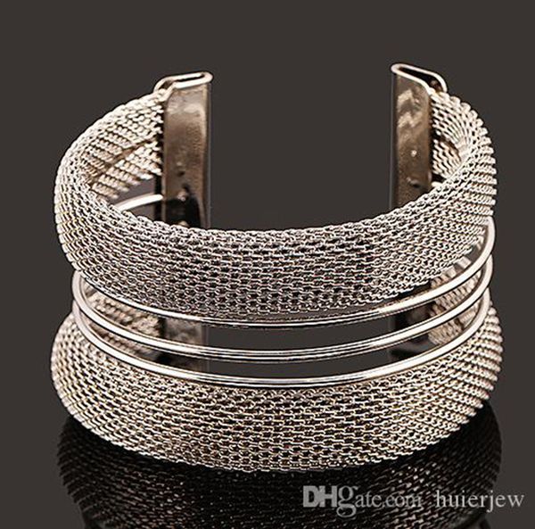 

bracelets & bangles for women silver gold plated alloy steampunk cuff bangles silver bangle bracelets, Black