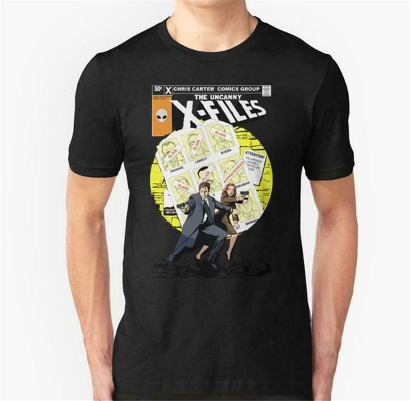 

the uncanny x-files black tee t-shirts sz m-3xl us 100% cotton men's trend 2020 outfit tee shirt