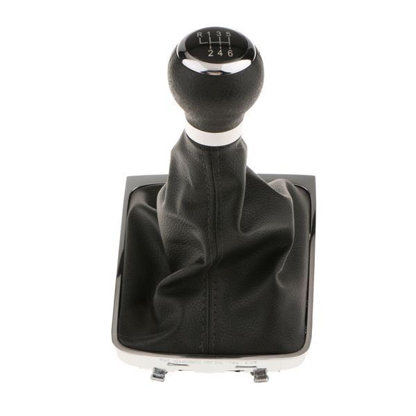 

6 speed car gear shift knob gaitor boot with cover