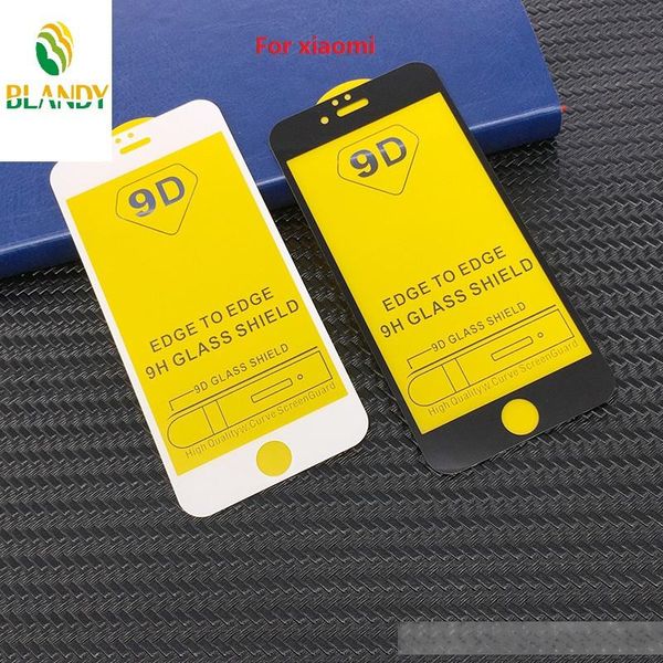 

9d full cover tempered glass screen protector film for xiaomi a2 redmi note 6 8 pro lite pocophone f1 max mix 3