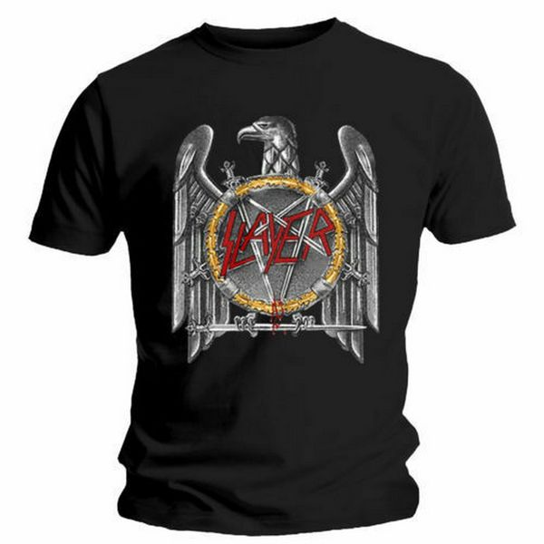

slayer 'silver eagle' t-shirt new cotton tee shirt new cool gym 11 colors for mens