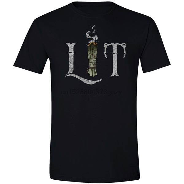 

lit sage smudge sticks funny witch samhain wiccan pagan clothing women halloween loose size ajax tee shirt