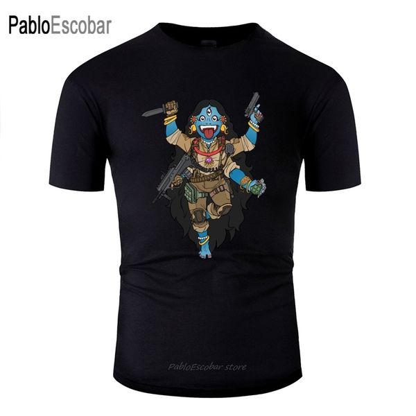 

printing leisure hindu god kali the black goddess t shirt man crew neck t-shirt for mens female oversize s-5xl hiphop