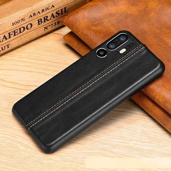 

fitted case for huawei p30 pro p30 lite genuine leather case protector cove matte capa coque for huawei p30 p30pro case fundas