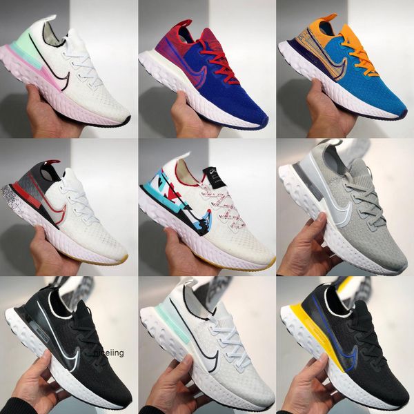 

2020 epic react infinity run legend react 3 run fearless men women running shoes knitting mesh breathable sports designer sneaker cd4371-004
