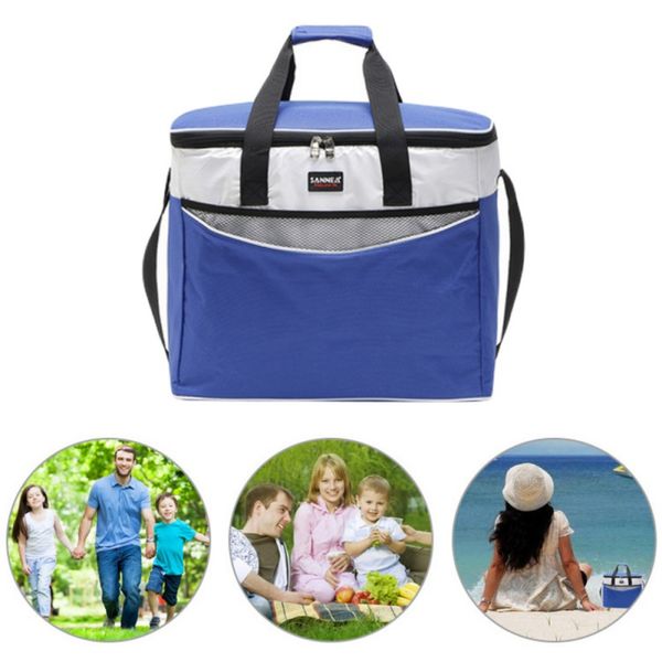 

outdoor camping bbq picnic lunch bag 34l outdoor insulated lunch box tote bento pouch thermal cooler pack