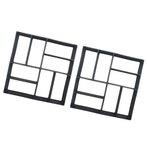 

2pcs 40см 8 сетка walk maker бетон ступенькой плесень сад тропинка mold