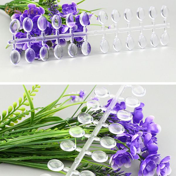 

false nails 2pcs/lot professional flat round fake nail polish display cat eye card practice board diy art salon manicure tools, Red;gold