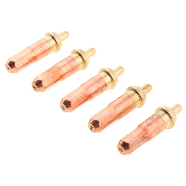 

5pcs латунный газовый резак совет для ацетилена g01-30 размер 2 # 0.25mpa