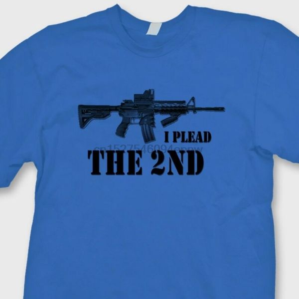 

i plead the 2nd amendment t-shirt pro gun ar15 rifle tee shirt