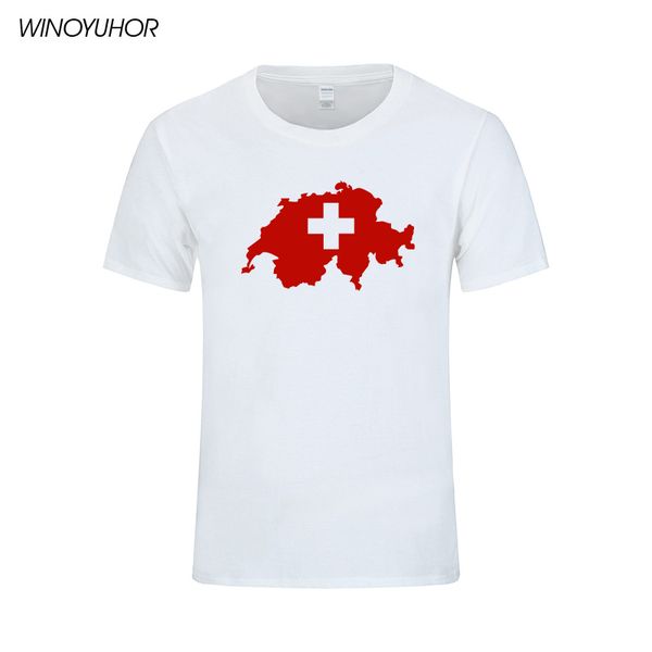 

mens t-shirt switzerland national flag t shirts cotton summer fashion casual short sleeve hipster tees camisetas masculina