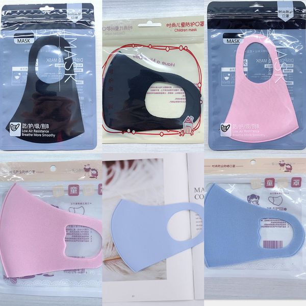 

face fashion masks designer washable protective black kids children reusable cycling epqq