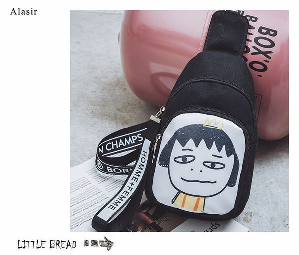 

alasir симпатичные девушки характер chest сумка письмо прохладный холст фанни пакет мода талии сумка для женщин характер shouler