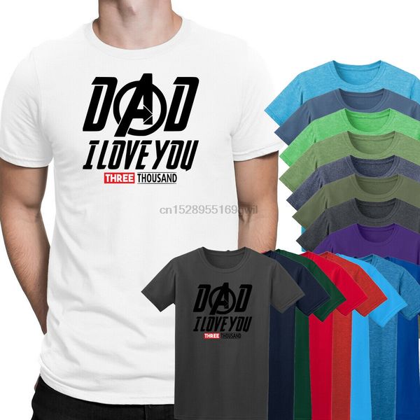

fathers day dad i love you 3000 t shirt tony stark movies inspired tee
