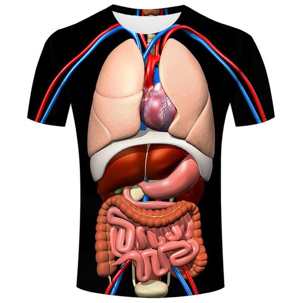 

x-ray skeleton homme black men camiseta masculina 3d print shirts harajuku hentai oversized men clothing
