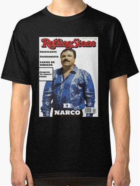 

new el chapo fashion men's black size s to 2xl usa size s to 3xl t-shirt en1 loose size ajax funny tee shirt