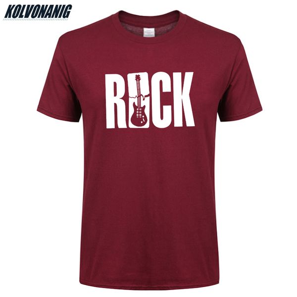 

summer new streetwear men's o-neck short sleeve t shirt rock guitars music pirnt t-shirt hip hop rock'n'roll tees harajuku