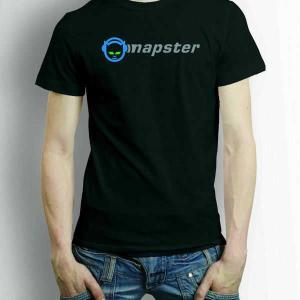 

napster mp3 интернет музыка streaming мужская черная футболка тис одежда