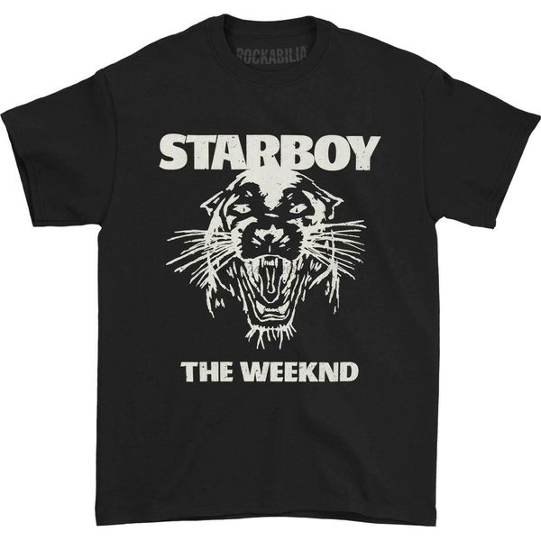 

weeknd mens starboy t-shirt black