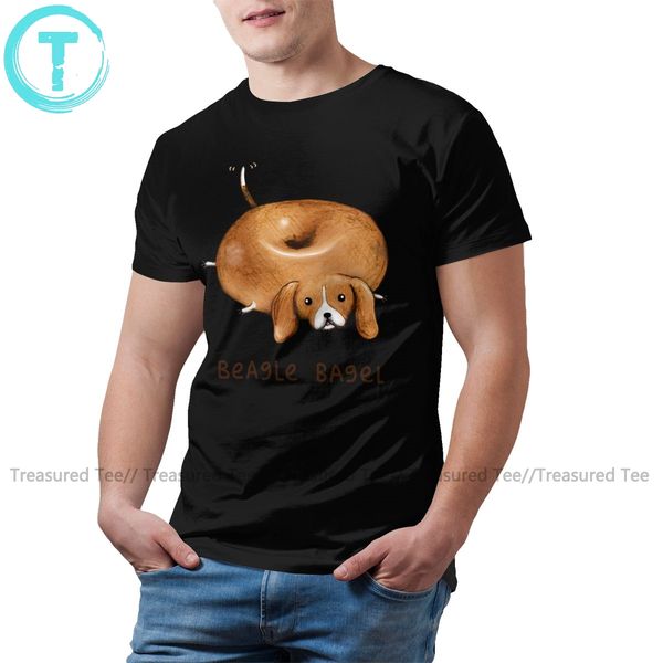 

beagle puppy t shirt beagle bagel t-shirt xxx cute tee shirt male short sleeves fashion print tshirt