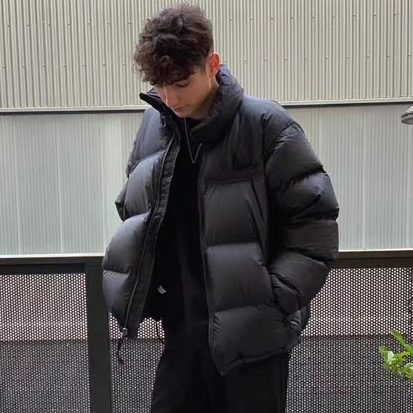 

20fw классический nuptse пуховики mountain зима теплая открытый пальто ветрозащитный хлеб пуховик high street outwear hfymyrf057, Black