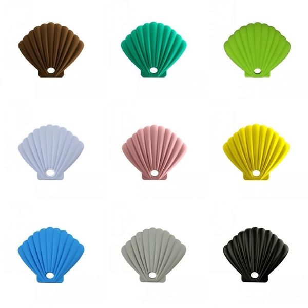 

shell shape face mask case portable silicone storage box dust containers student rich color good looking pretty 6zw e2