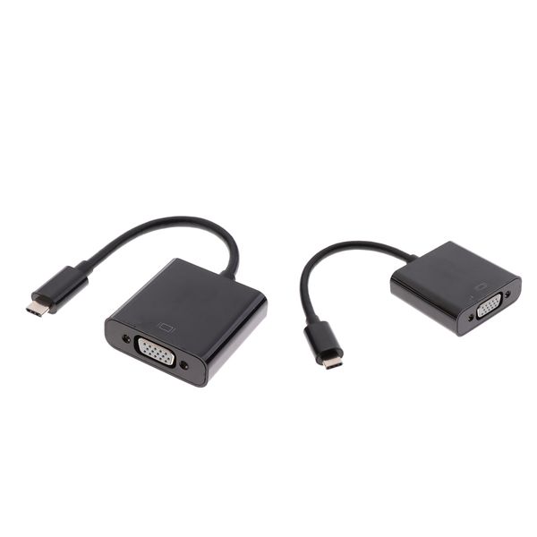

2 комплект из usb 3.1type c к vga адаптер конвертер ноутбуков для macbook 12 \ '' galaxy s8