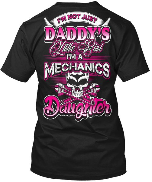 

men t shirt mechanics daughter - daddy's little girl tshirts women t-shirt