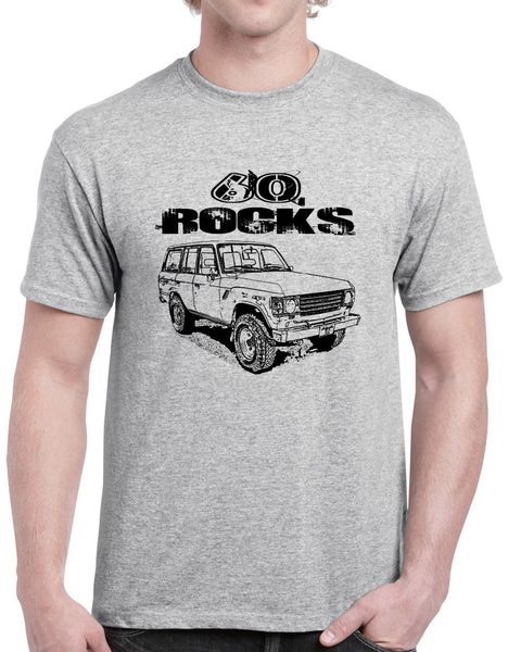 

2019 новая мода марка одежда 60 rocks с fj60 land cruiser printing рубашка