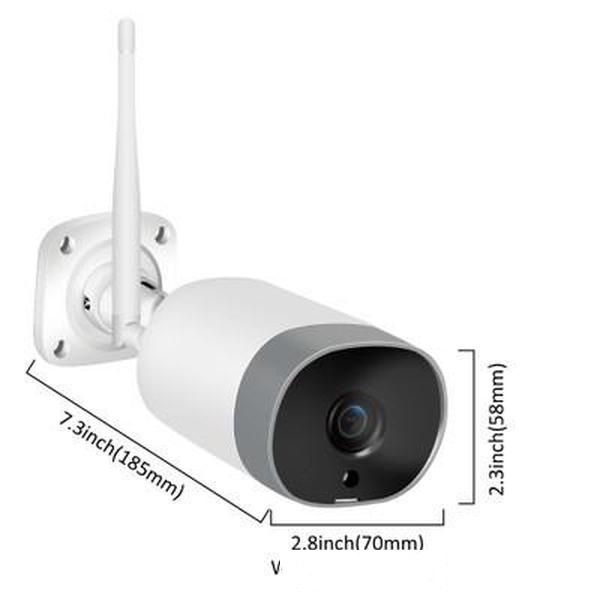 

home security surveillance cameras system 1080p network camera 2mp 5mp gun-type surveillance camera wifi two-way voice monitoring outdoor