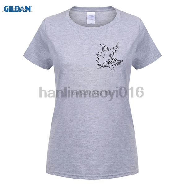 

100% cotton o-neck printed t-shirt crybaby tee (lil peep rip) t-shirt for