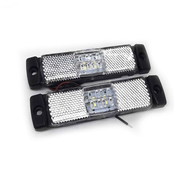 

2 pcs 4 led trailer tail light kit 10-30v f4 reflector lamp sturn brake l9bc