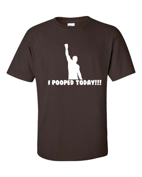 

i pooped today potty toilet humor funny men's tee shirt 7