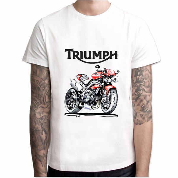 

moto 3d тенниска harajuku стрит тенниска локомотивные мужчины белая рубашка camiseta masculina