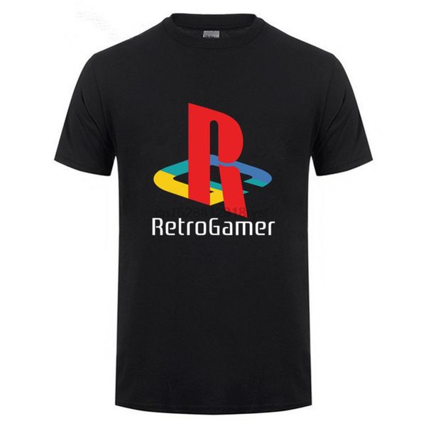 

retro gamer t shirt men xbox game vintage playstation t-shirt men streetwear tee shirt o-neck short sleeve pure cotton tee