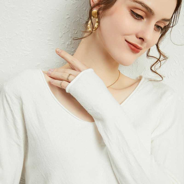 

women's sweaters women sweater autumn winter v-neck solid color thin loose pullover fashion all-match long sleeve knitted primer shirt, White;black