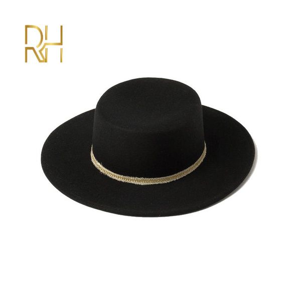 

stingy brim hats 100% australia wool fedora hat women men flat ladies fedoras wide jazz felt vintage bucket panama winter cap rh, Blue;gray