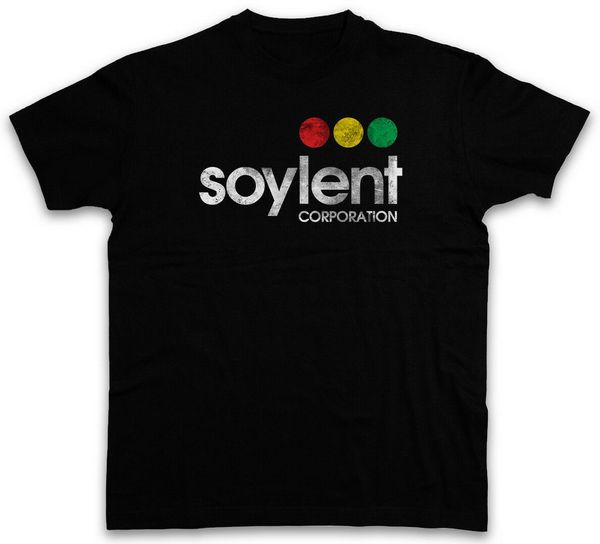 

soylent corporation t-shirt - green company войти логотип 2022 sci fi science хлопок tee shirt custom напечатаны