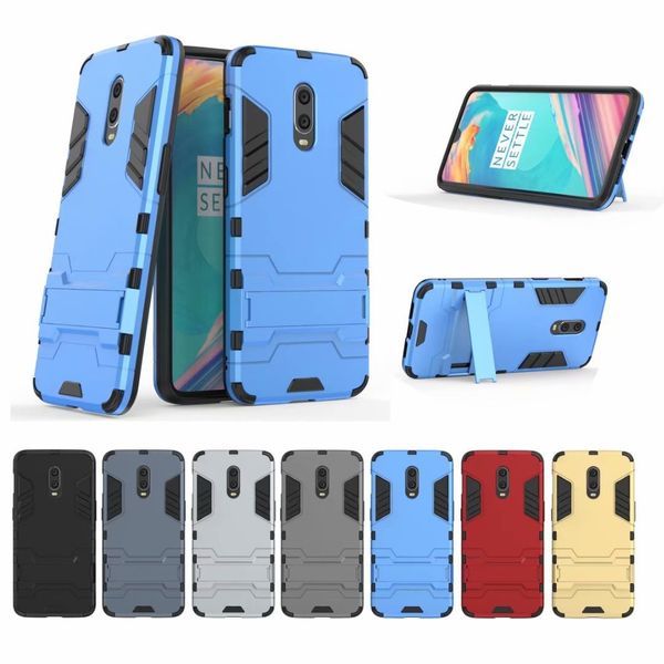 

2 in 1 hybrid armor shockproof back phone cases cover case for oneplus 7 pro 6 6t