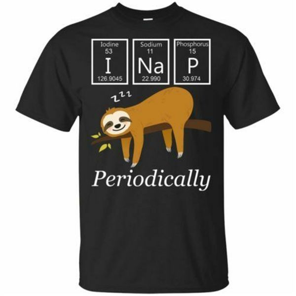 

science sloth i nap periodically men t-shirt s-3xl for youth middle-age old age tee shirt