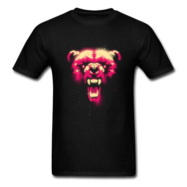 

o шеи марка mens лета футболки 100% хлопок подростков топы тис зомби животных printed t shirt бесплатная доставка начало футболки