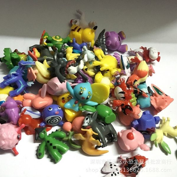 

dhl 144 шт pika фигурку детские игрушки детские день рождения рождественские подарки 2-3 см мини animetoy цифры для детей boom2016