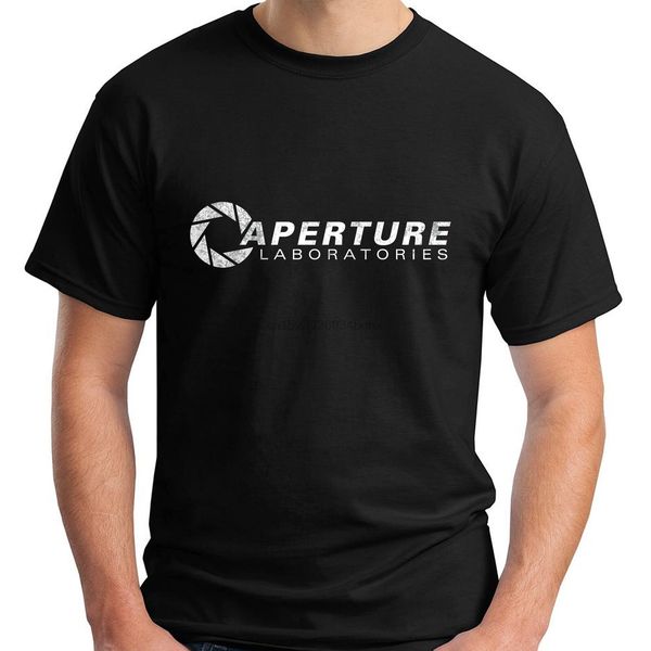 

new vintage aperture laboratories science logo labs game portal t-shirt s-5xl