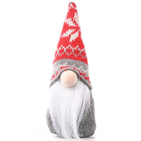 

christmas gnome handmade knitted snowflake pattern swedish tomte kids xmas gifts d2td