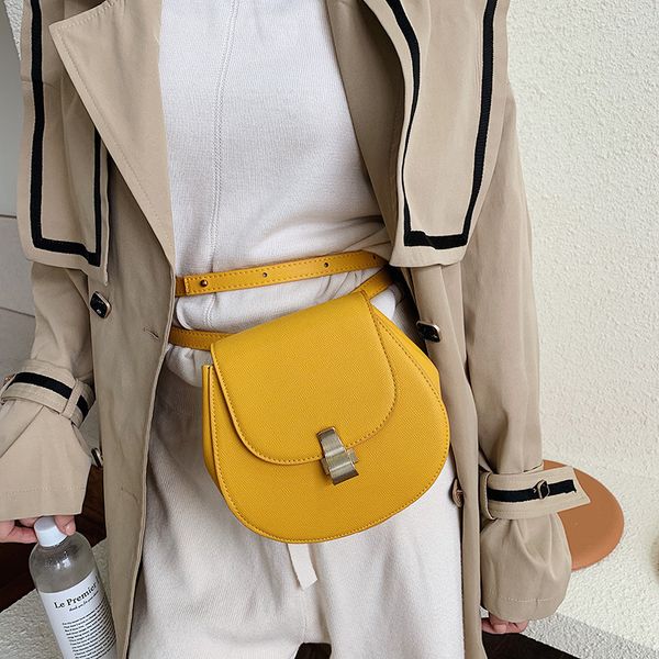 

ins women's single shoulder crossbody bag all-match 2020 autumn tide messenger saddle bag package fashion small chest waist